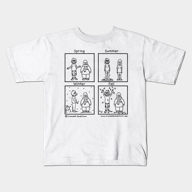 Seasons Kids T-Shirt by crampedconditions